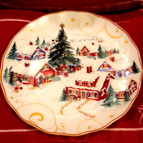 Williams Sonoma Twas The Night Before Christmas 90 Round